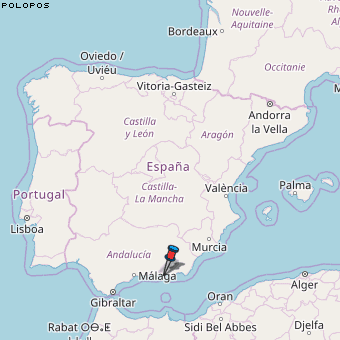 Polopos Karte Spanien