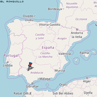 El Ronquillo Karte Spanien