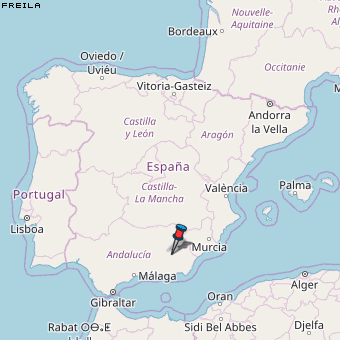Freila Karte Spanien