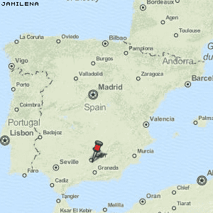 Jamilena Karte Spanien