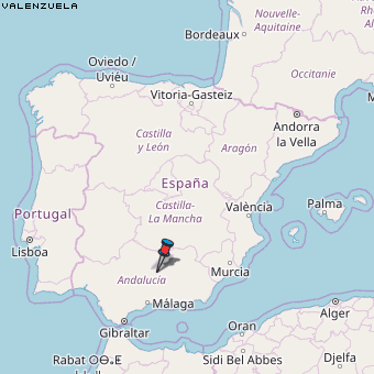 Valenzuela Karte Spanien