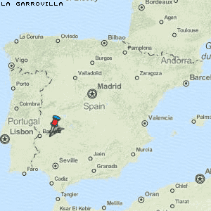 La Garrovilla Karte Spanien