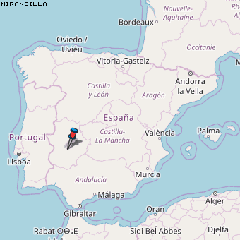 Mirandilla Karte Spanien