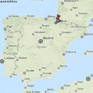 Barañáin Karte Spanien