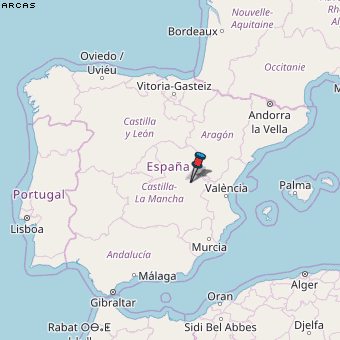 Arcas Karte Spanien