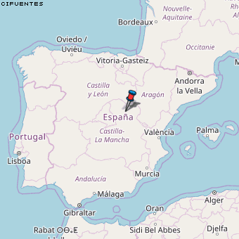Cifuentes Karte Spanien