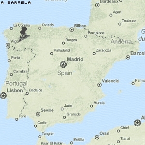 A Barrela Karte Spanien