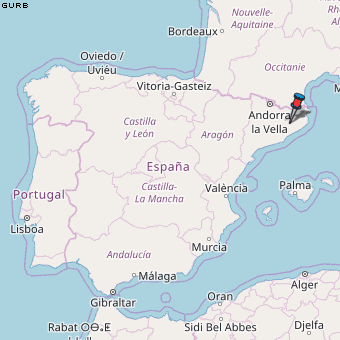 Gurb Karte Spanien