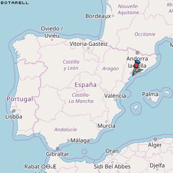 Botarell Karte Spanien