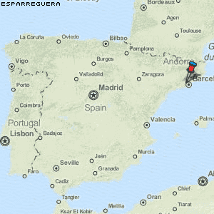 Esparreguera Karte Spanien