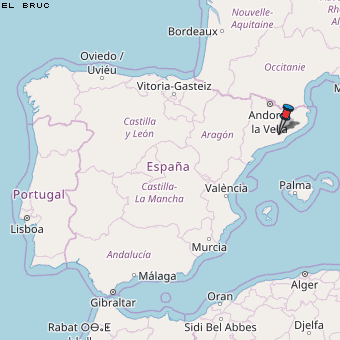 el Bruc Karte Spanien