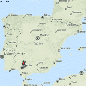 Pilas Karte Spanien