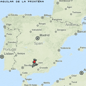 Aguilar de la Frontera Karte Spanien