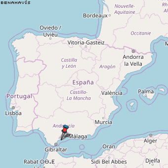 Benahavís Karte Spanien