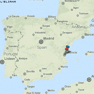 L'Eliana Karte Spanien