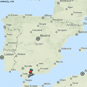 Manilva Karte Spanien