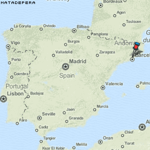 Matadepera Karte Spanien