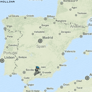 Mollina Karte Spanien