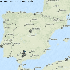 Morón de la Frontera Karte Spanien