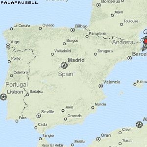 Palafrugell Karte Spanien