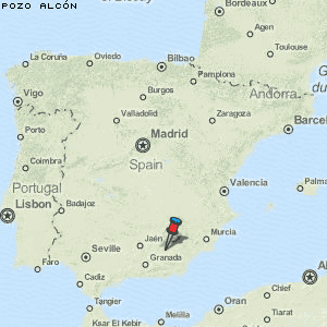Pozo Alcón Karte Spanien