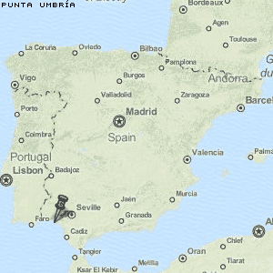 Punta Umbría Karte Spanien