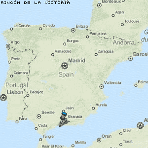 Rincón de la Victoria Karte Spanien
