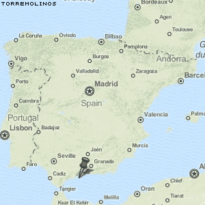 Torremolinos Karte Spanien