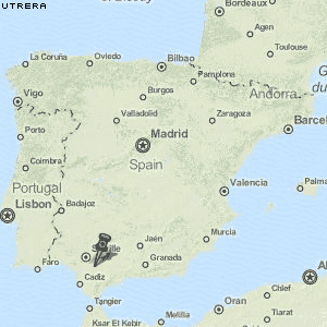 Utrera Karte Spanien