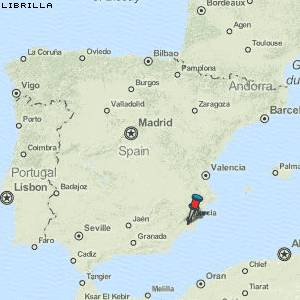 Librilla Karte Spanien