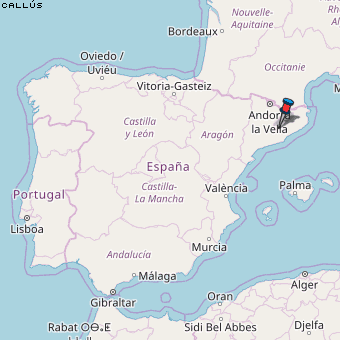 Callús Karte Spanien