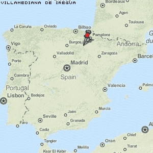 Villamediana de Iregua Karte Spanien