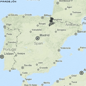 Pradejón Karte Spanien