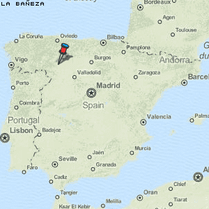 La Bañeza Karte Spanien