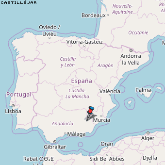 Castilléjar Karte Spanien