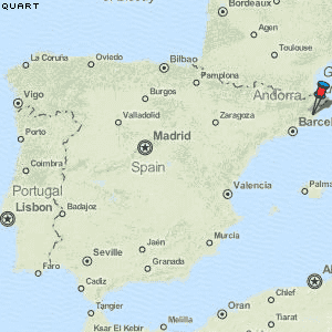 Quart Karte Spanien