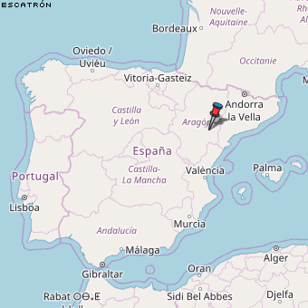 Escatrón Karte Spanien