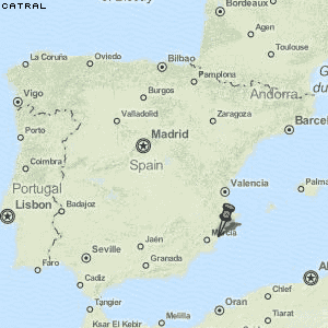 Catral Karte Spanien