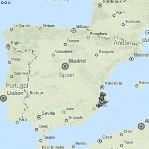 Cox Karte Spanien
