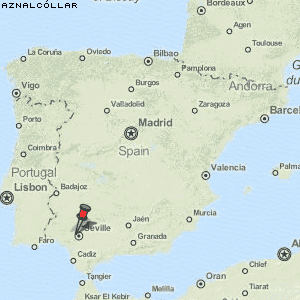 Aznalcóllar Karte Spanien