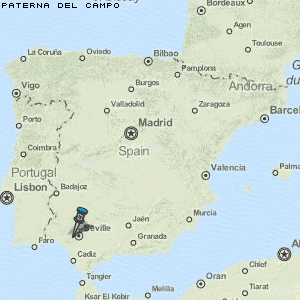 Paterna del Campo Karte Spanien