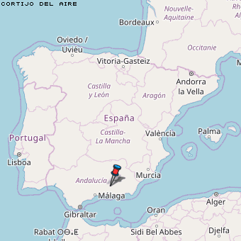 Cortijo del Aire Karte Spanien