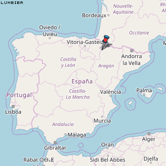 Lumbier Karte Spanien