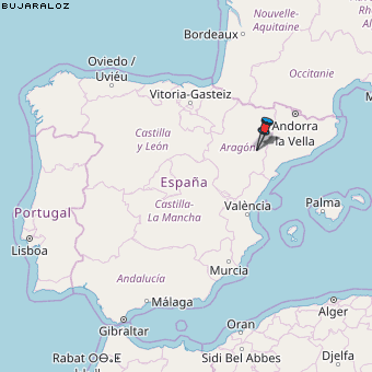 Bujaraloz Karte Spanien
