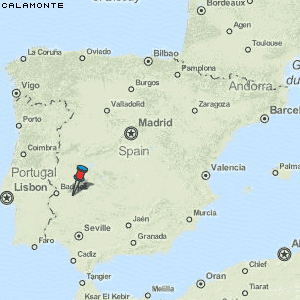 Calamonte Karte Spanien