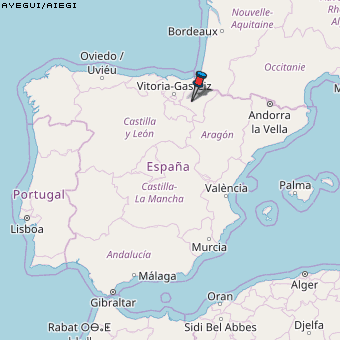Ayegui/Aiegi Karte Spanien