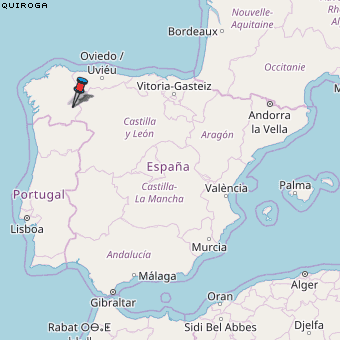 Quiroga Karte Spanien