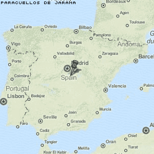 Paracuellos de Jarama Karte Spanien