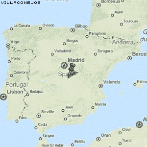 Villaconejos Karte Spanien
