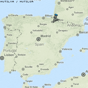 Mutilva / Mutiloa Karte Spanien